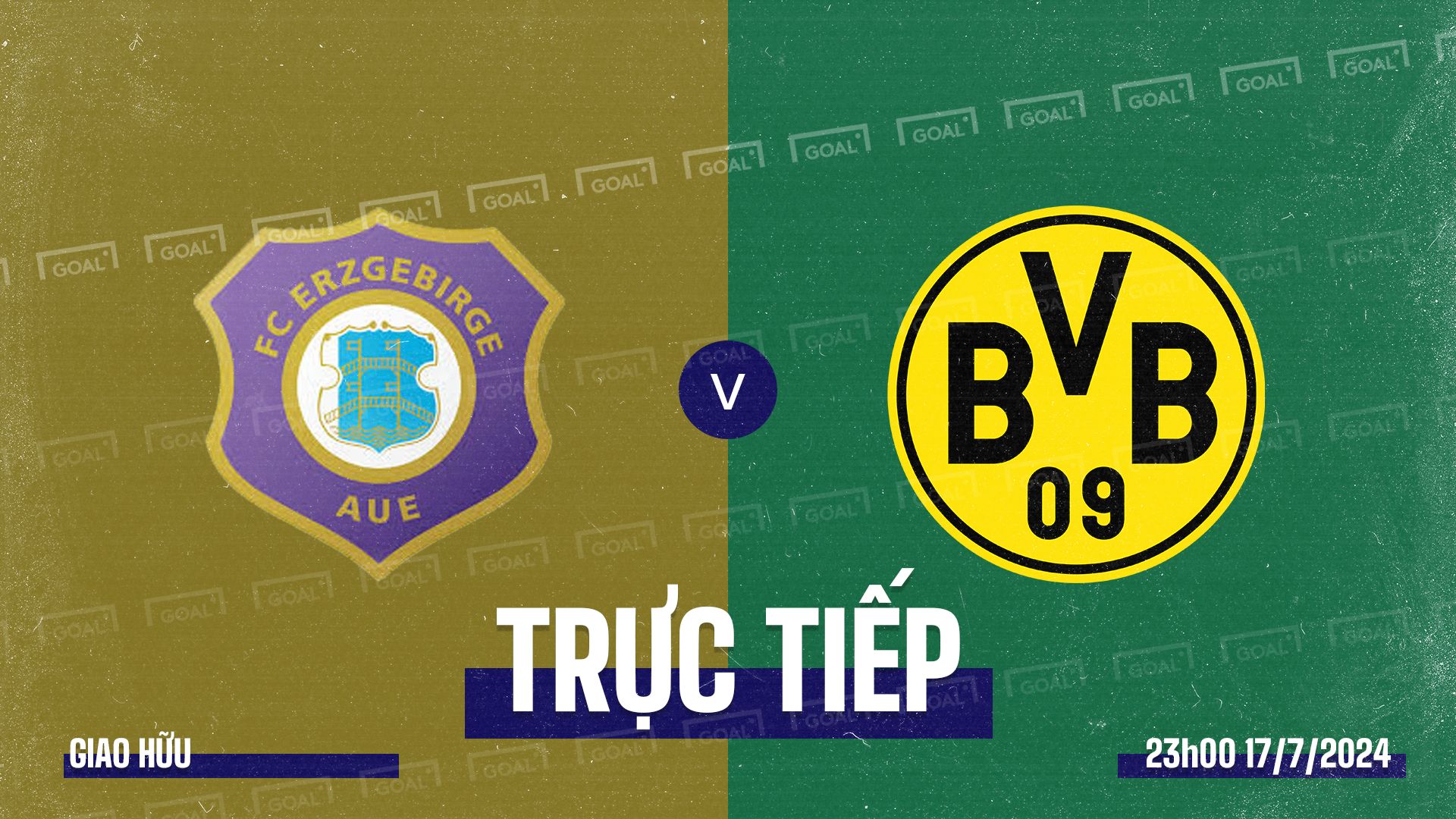 Erzgebirge Aue vs Dortmund 2024 GFX