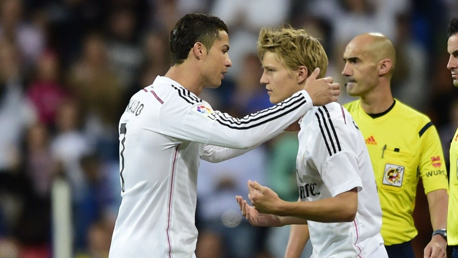 Odegaard Ronaldo Real Madrid 