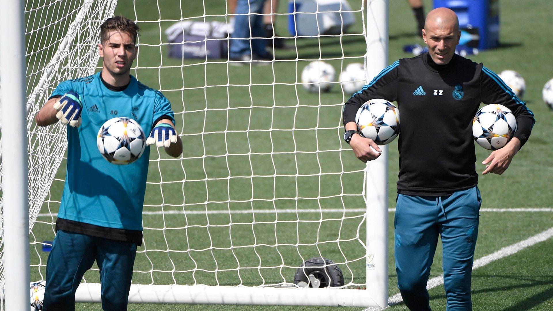 Luca Zidane Zinedine Zidane Real Madrid