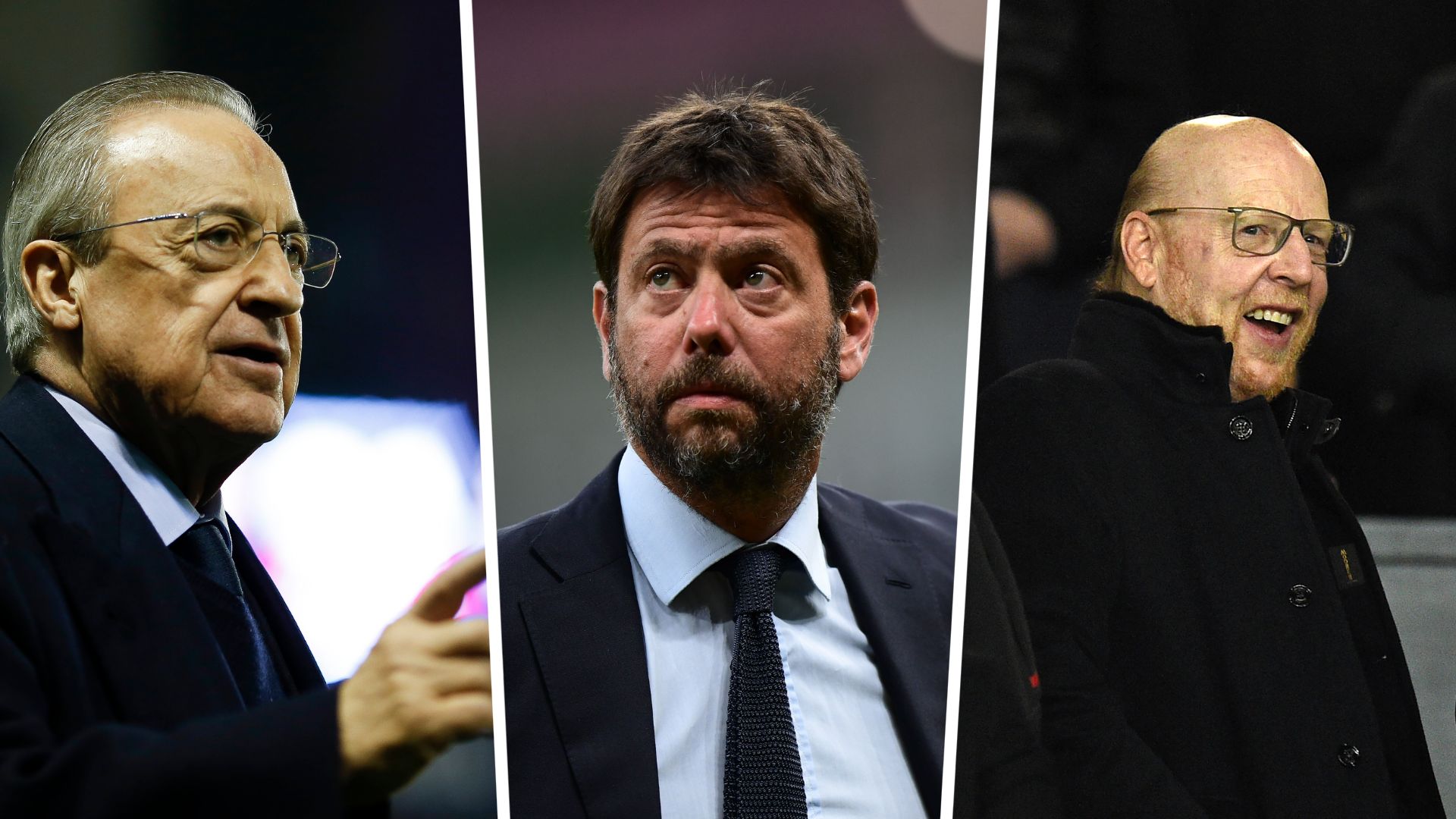 Florentino Perez Andre Agnelli Glazer