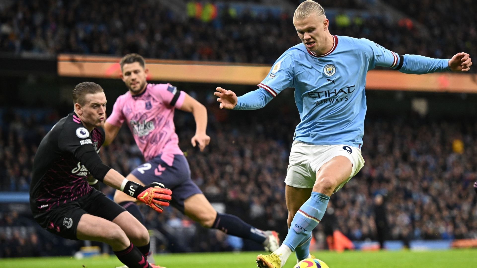 Manchester City vs. Everton Haaland
