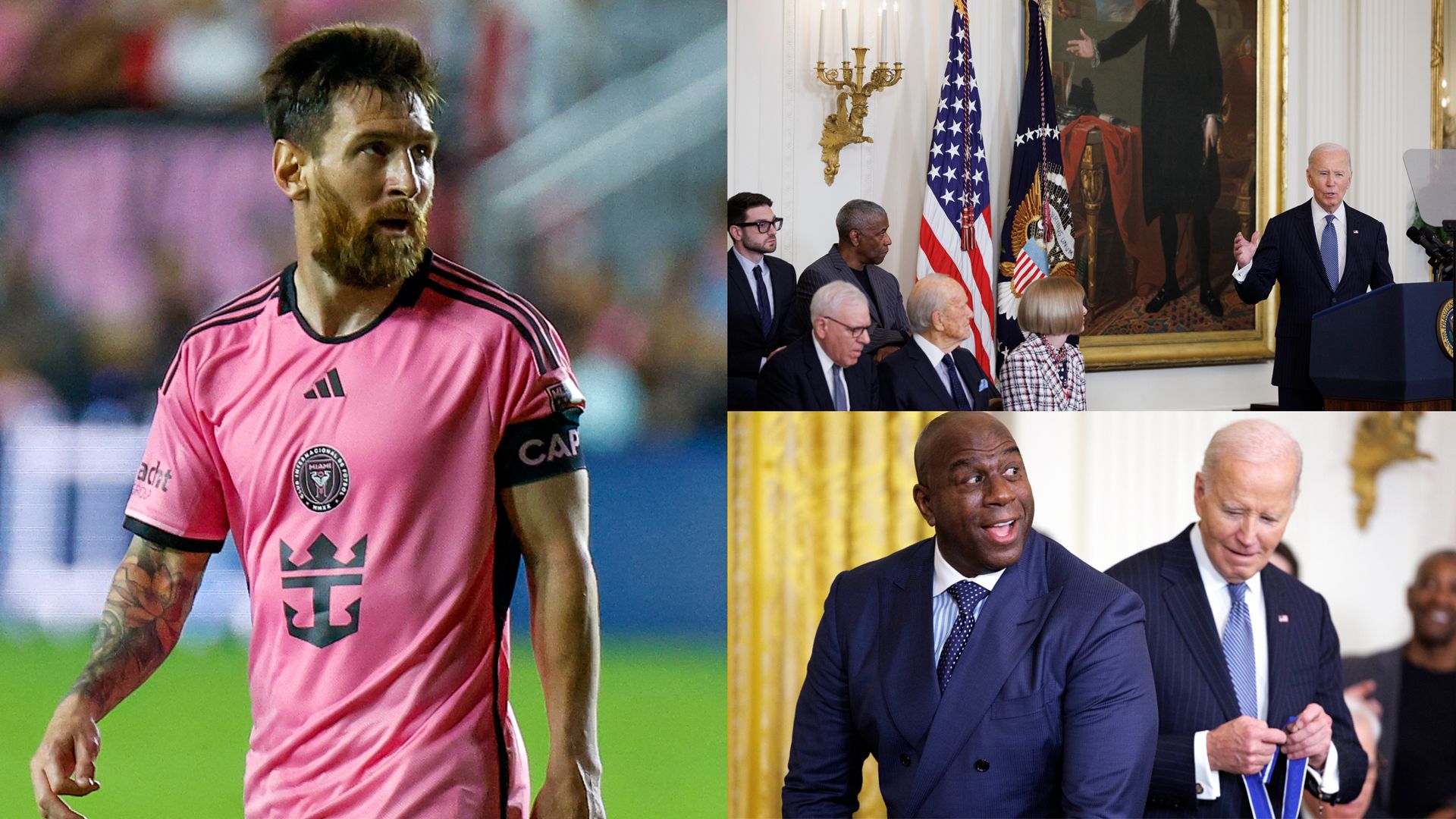 Lionel Messi Joe Biden