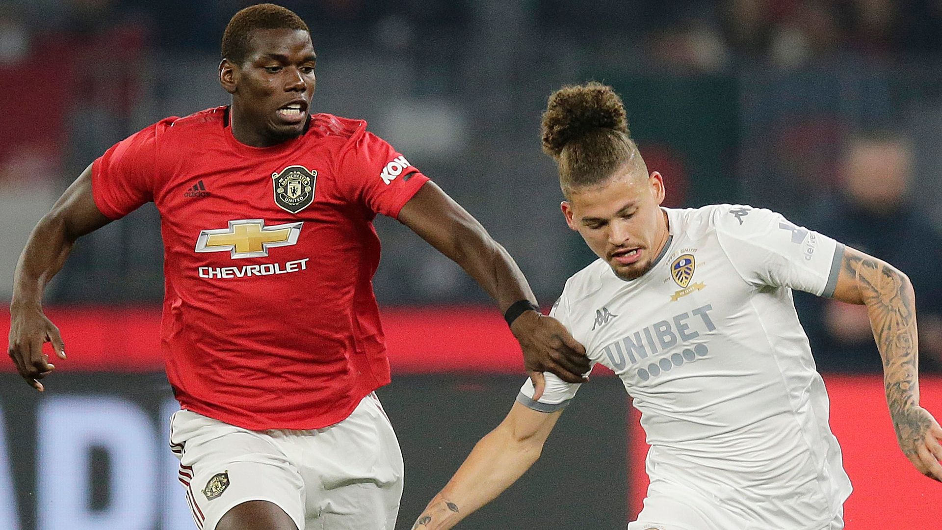 Leeds United Manchester United Paul Pogba Kalvin Phillips 2019