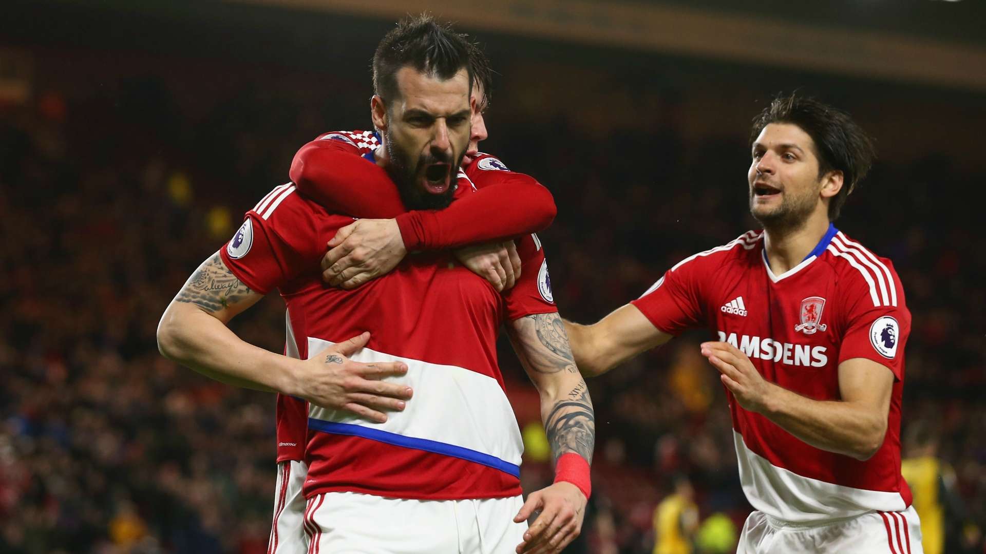 Alvaro Negredo George Friend Middlesbrough