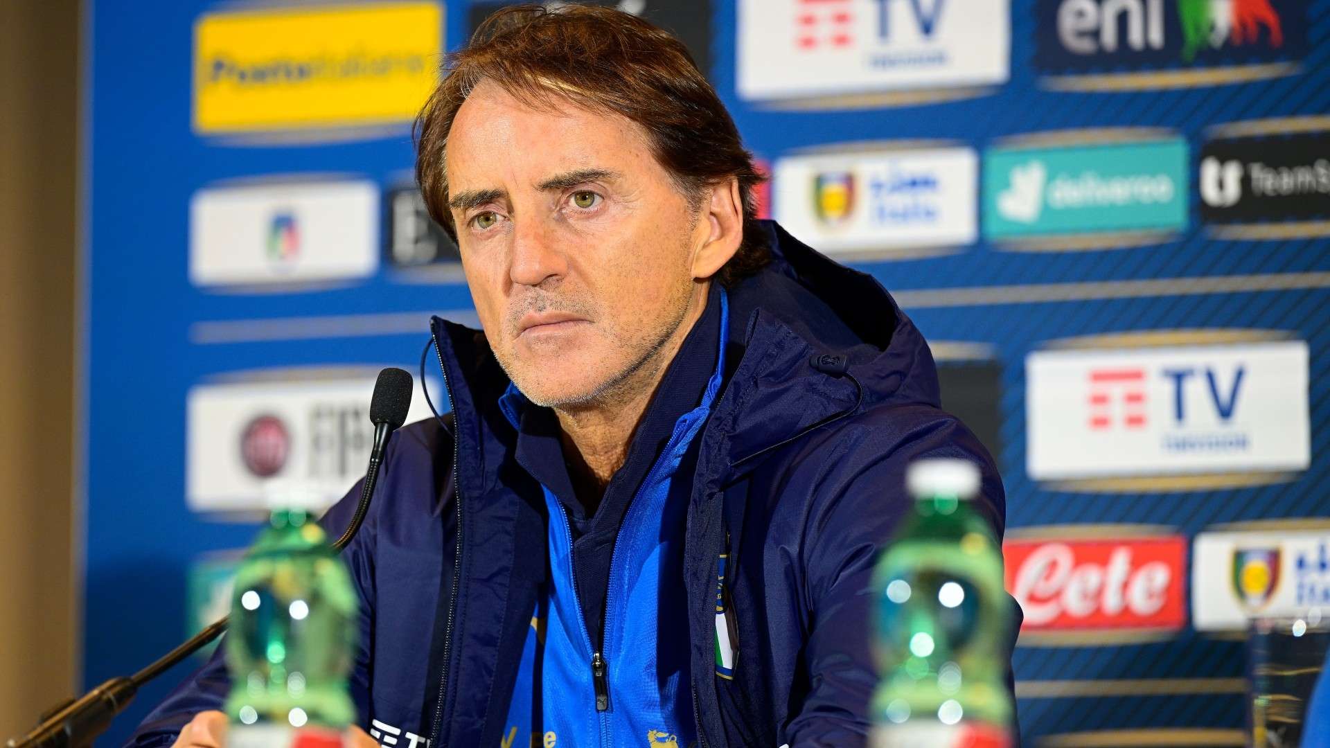 Roberto Mancini Italy press conference