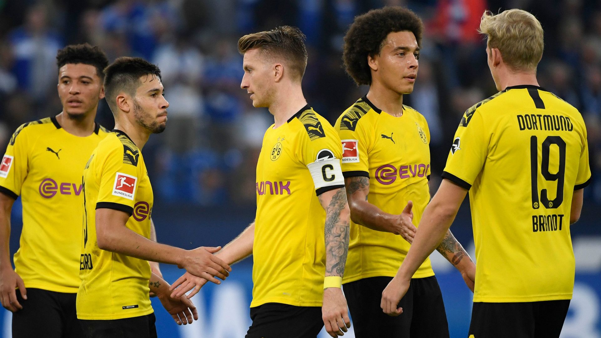BORUSSIA DORTMUND PLAYERS BUNDESLIGA 26102019