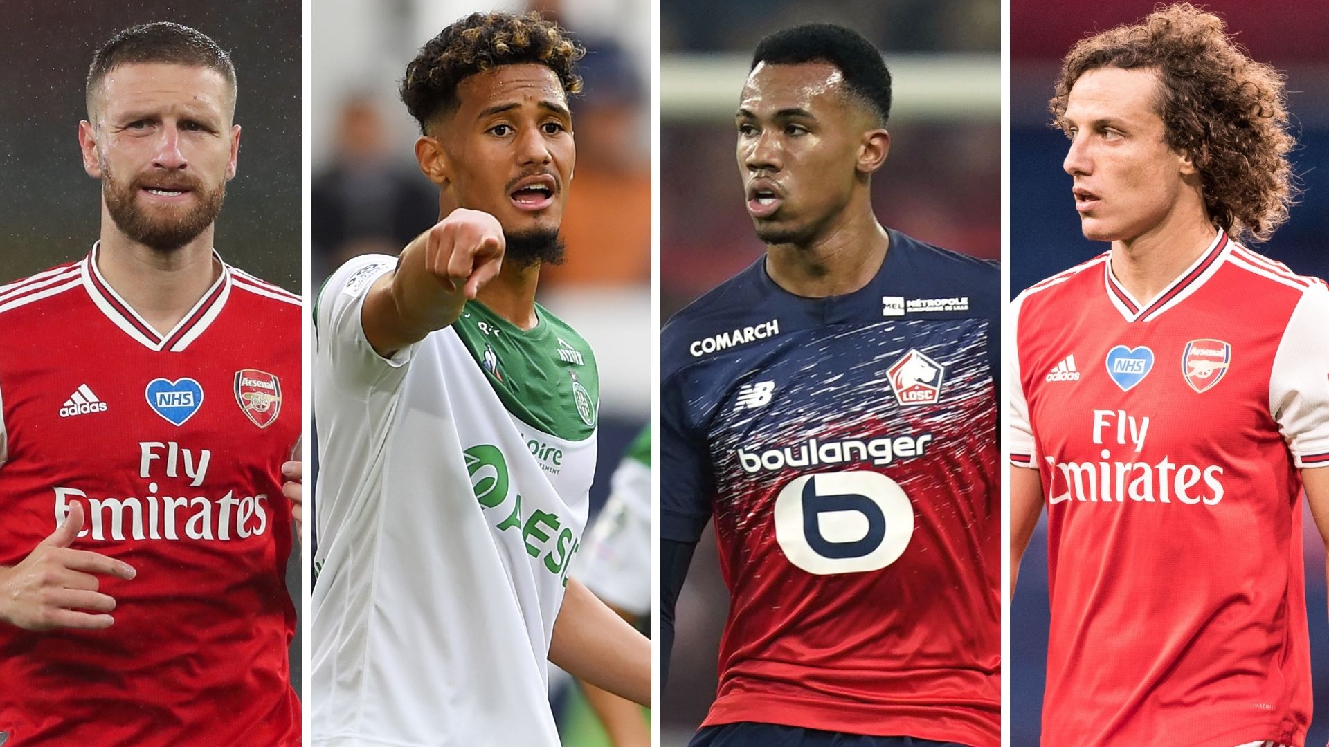 Mustafi Saliba Gabriel Luiz Arsenal GFX