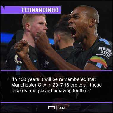 Fernandinho Manchester City remembered for 100 years