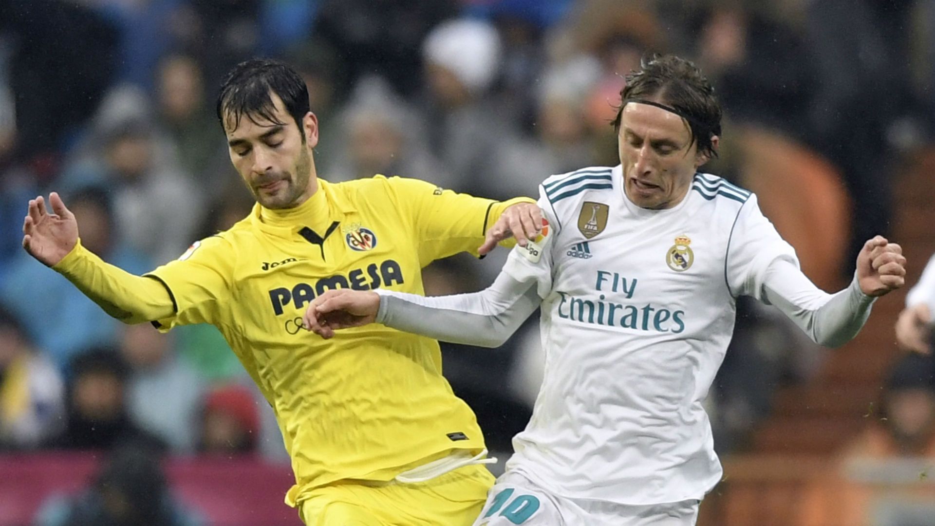 Manuel Trigueros Munoz Luca Modric Villarreal Real Madrid