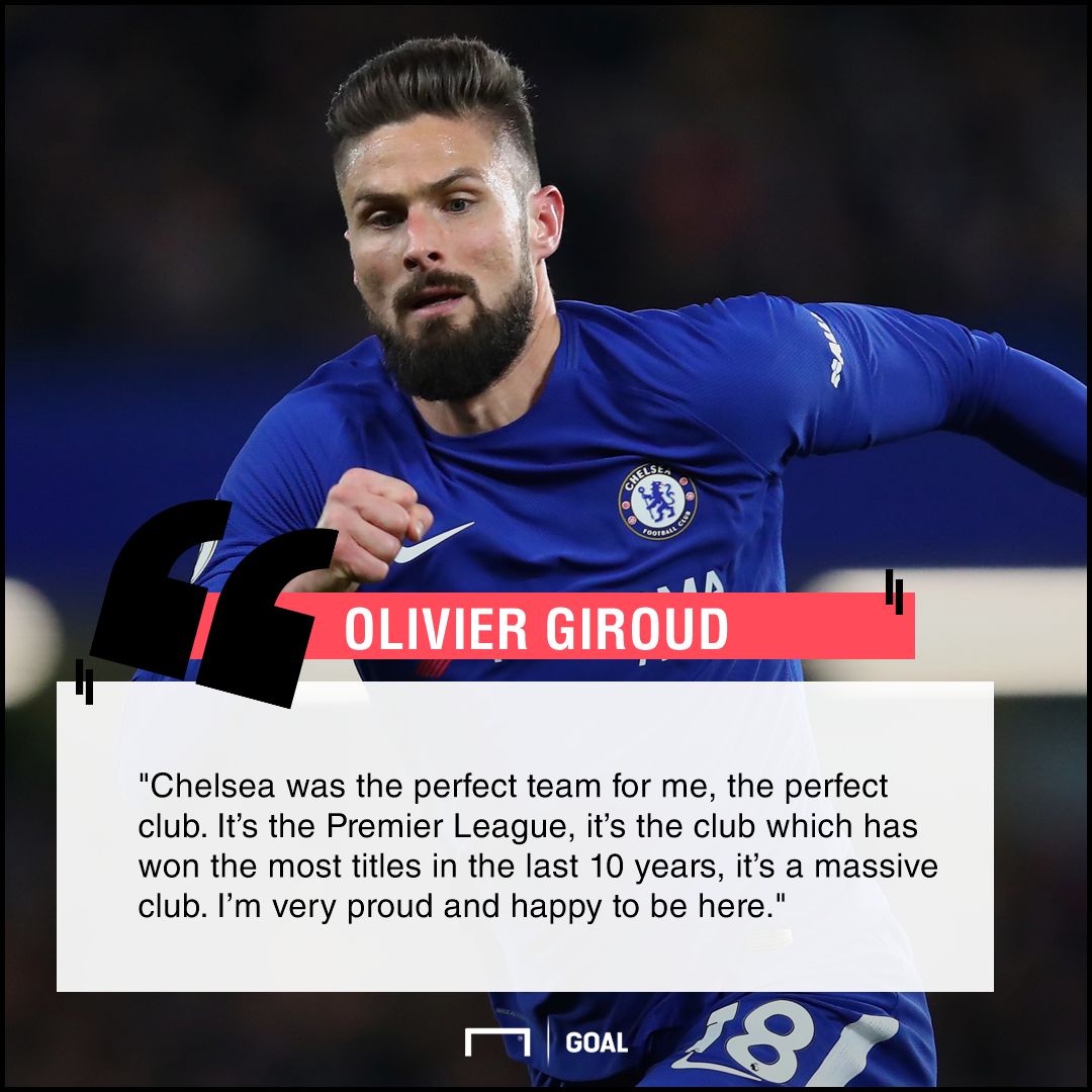 Olivier Giroud Chelsea perfect club