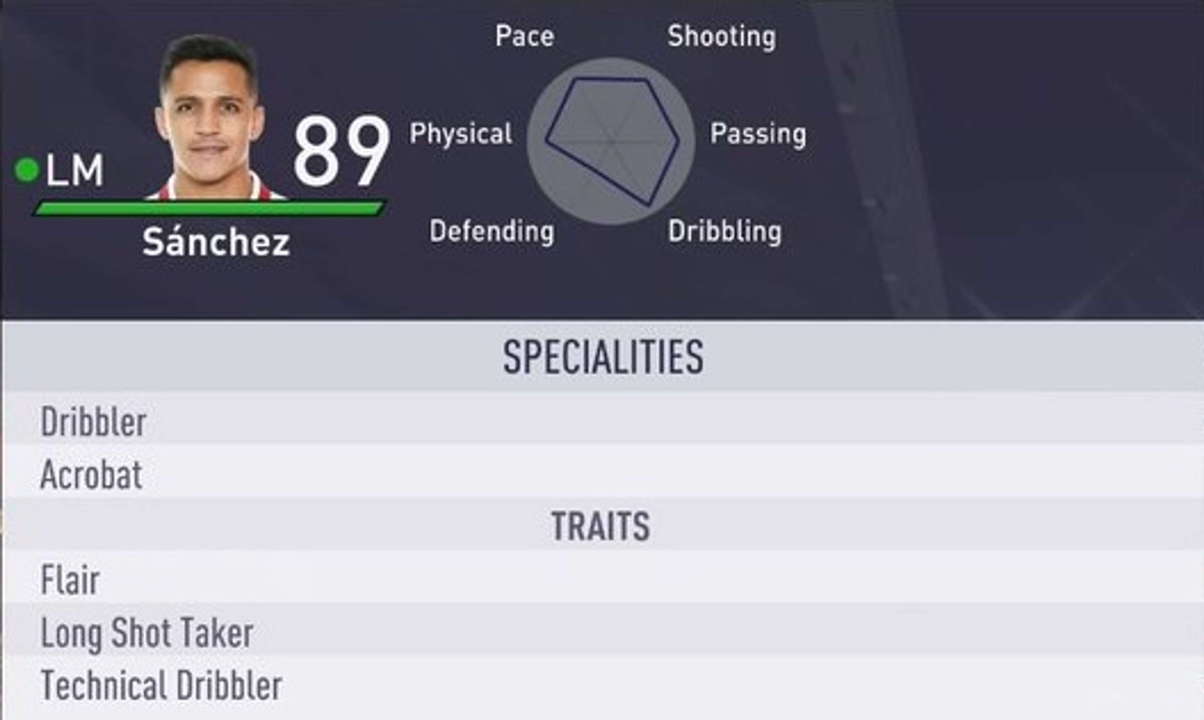 FIFA 18 Alexis