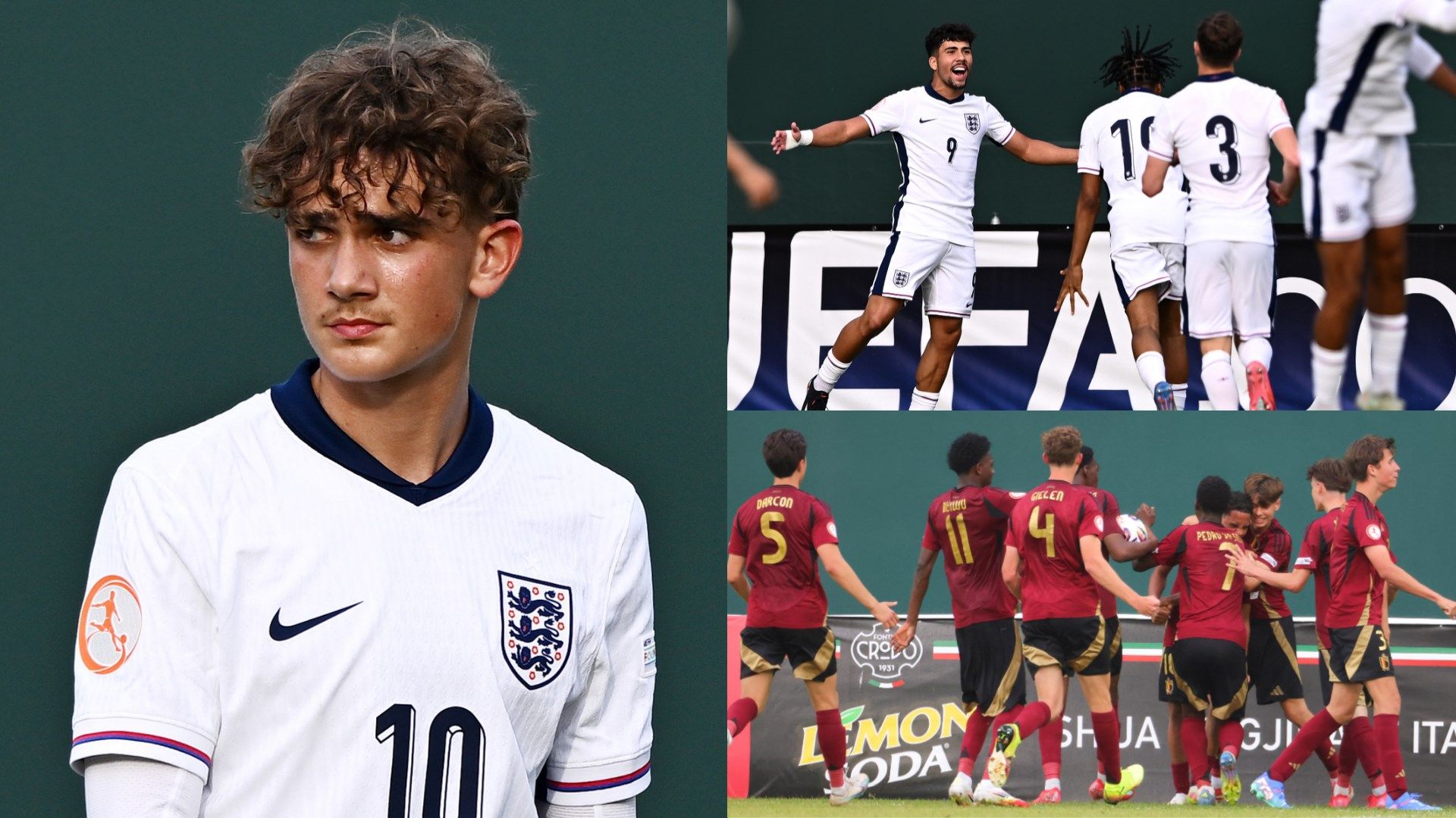 England Under-17s Belgium