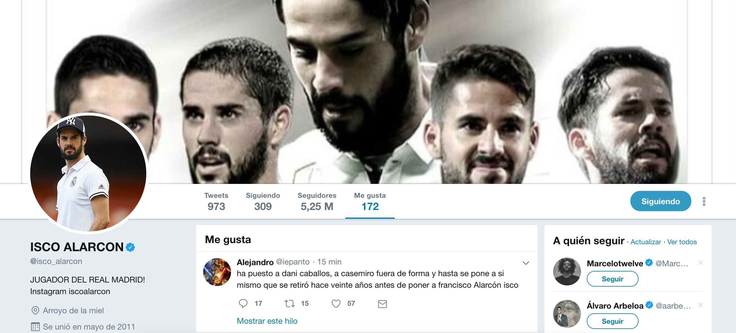 Captura Me Gusta Isco