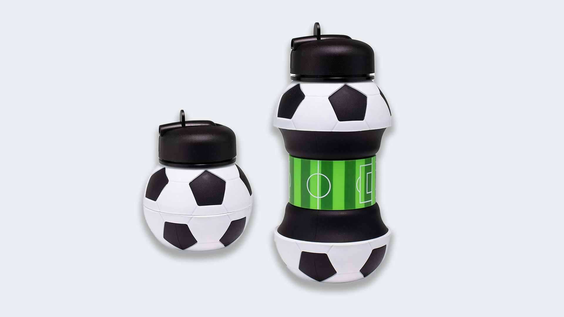 Collapsible Soccer Water Bottle 