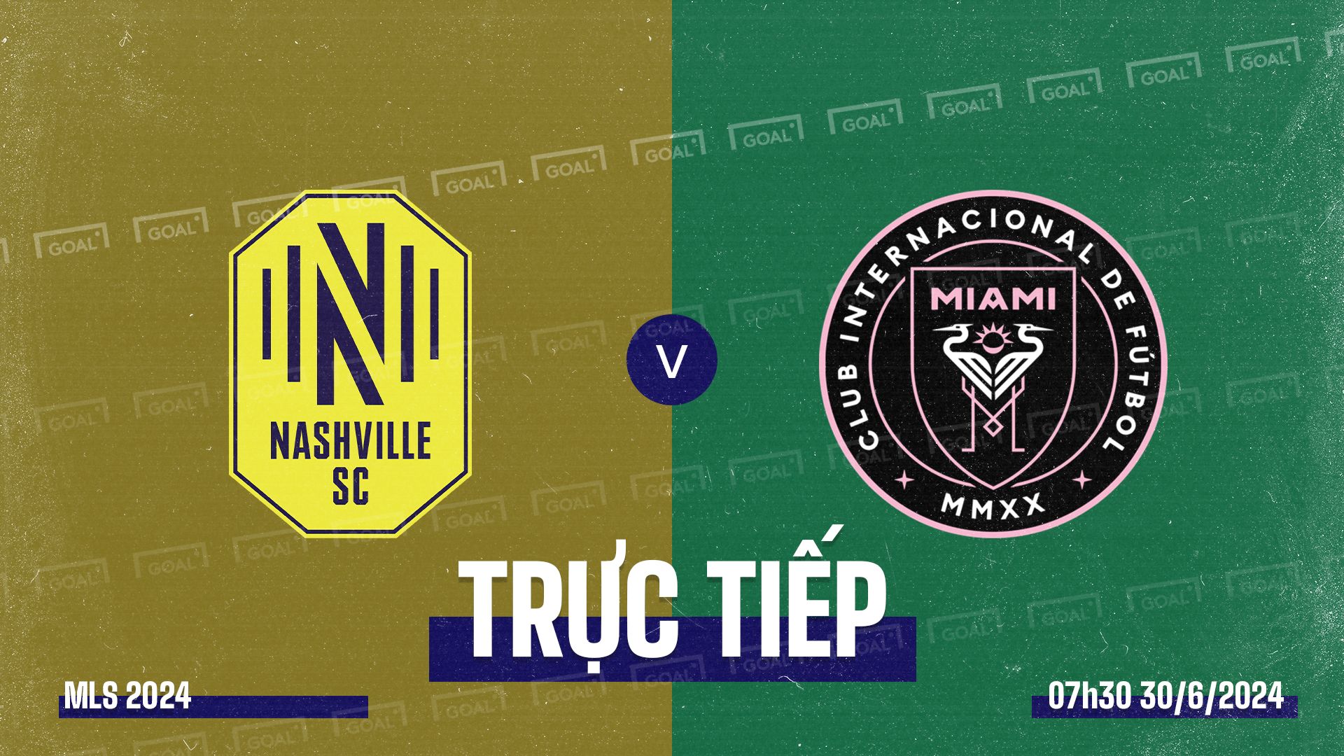 Nashville FC vs Inter Miami MLS 2024 GFX