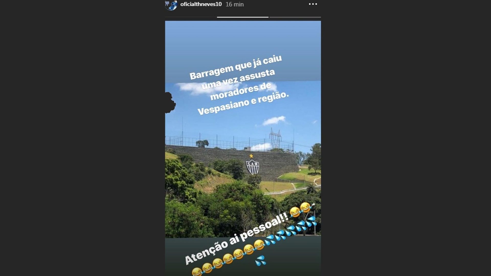 GFX Thiago neves provocação Atlético 14 09 2020