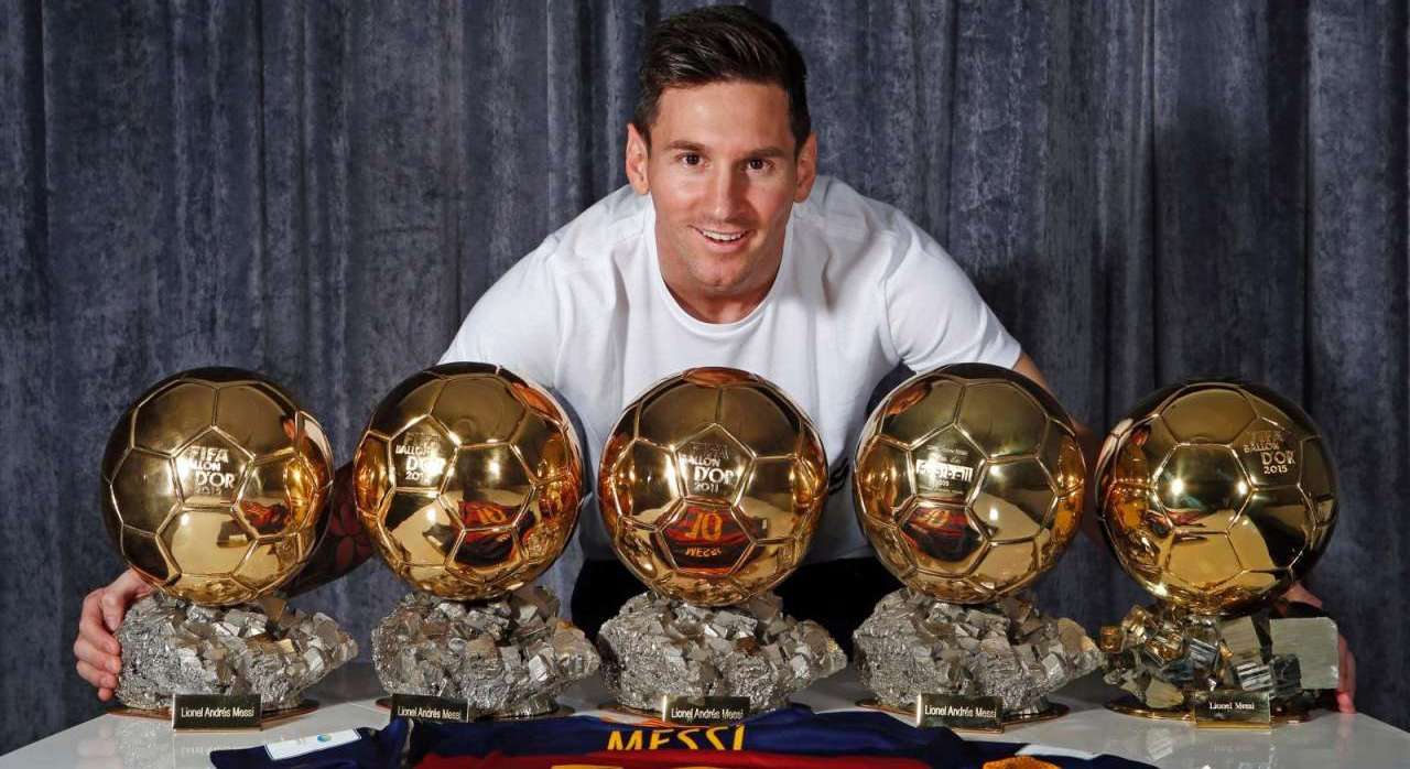 Lionel Messi Barcelona Ballon D'or