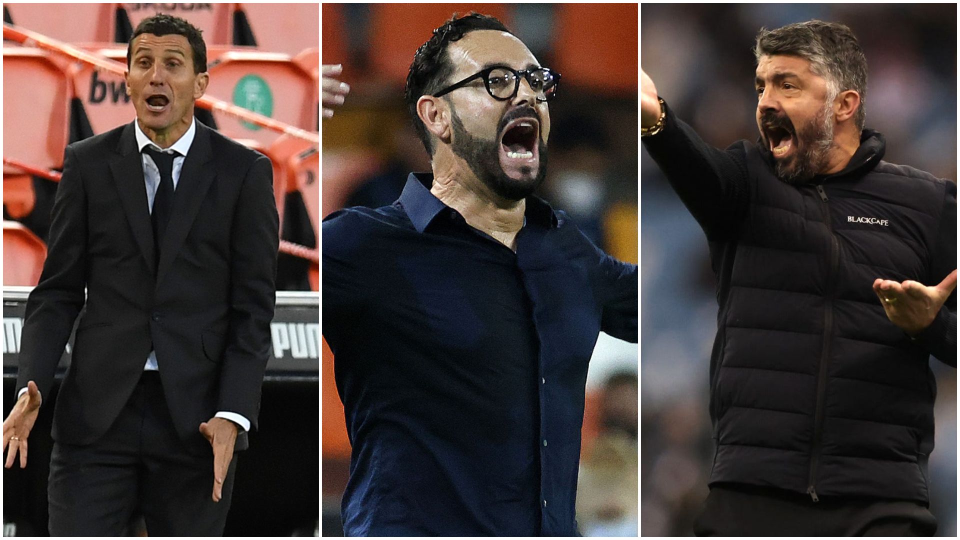 Javi Gracia Bordalas Gattuso Valencia