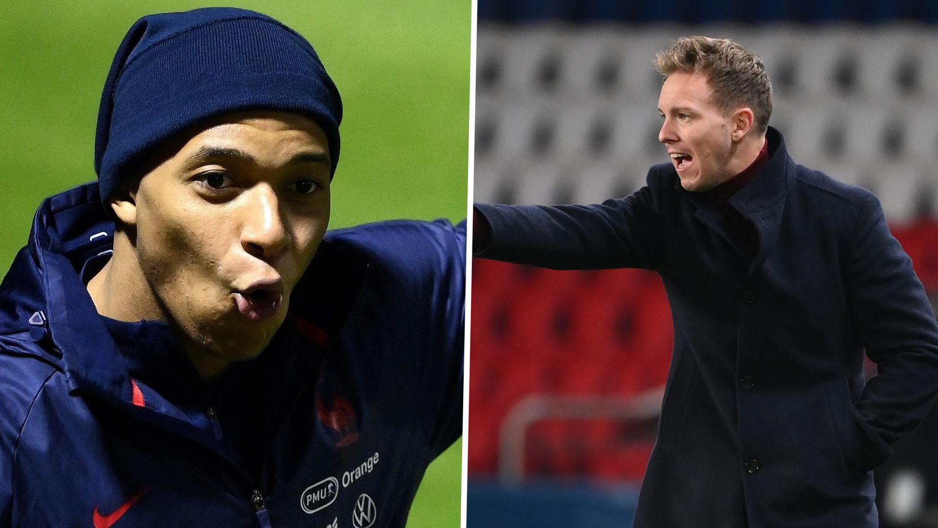 GFX Kylian Mbappe Julian Nagelsmann 2020