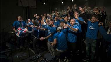 Iceland celebration World Cup