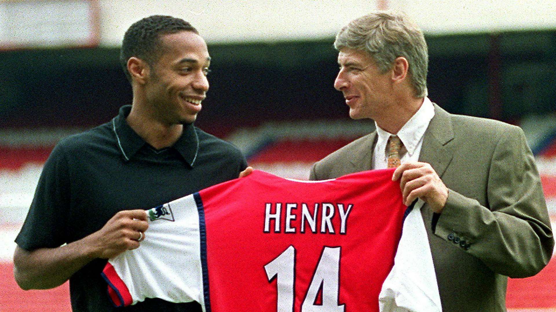 Thierry Henry Arsene Wenger FC Arsenal Player Presentation 08031999