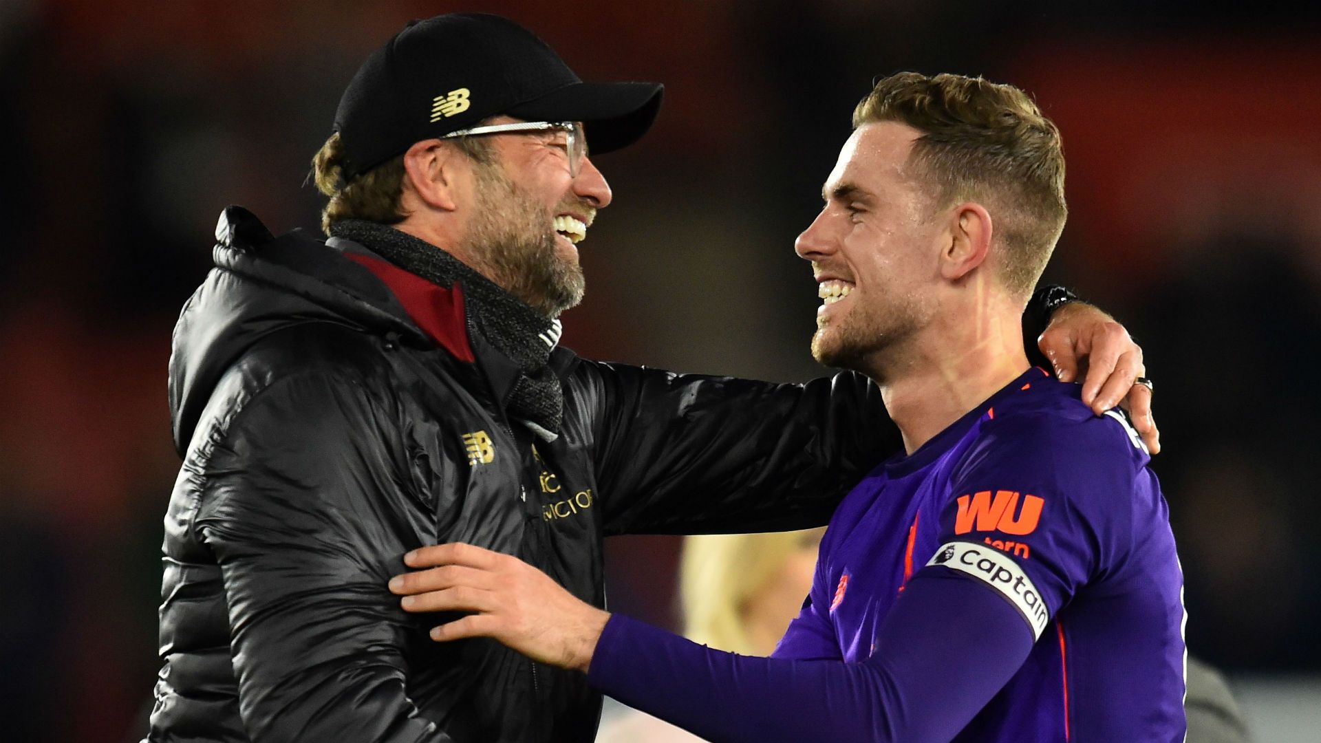 Jurgen Klopp Jordan Henderson Liverpool Southampton
