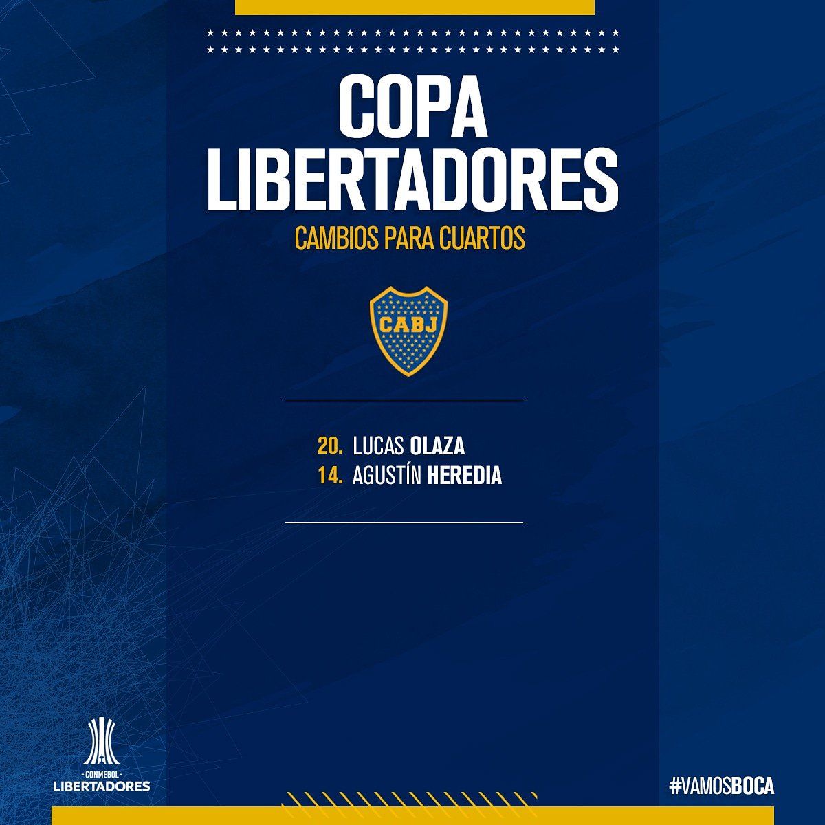 Boca Juniors Lista buena fe