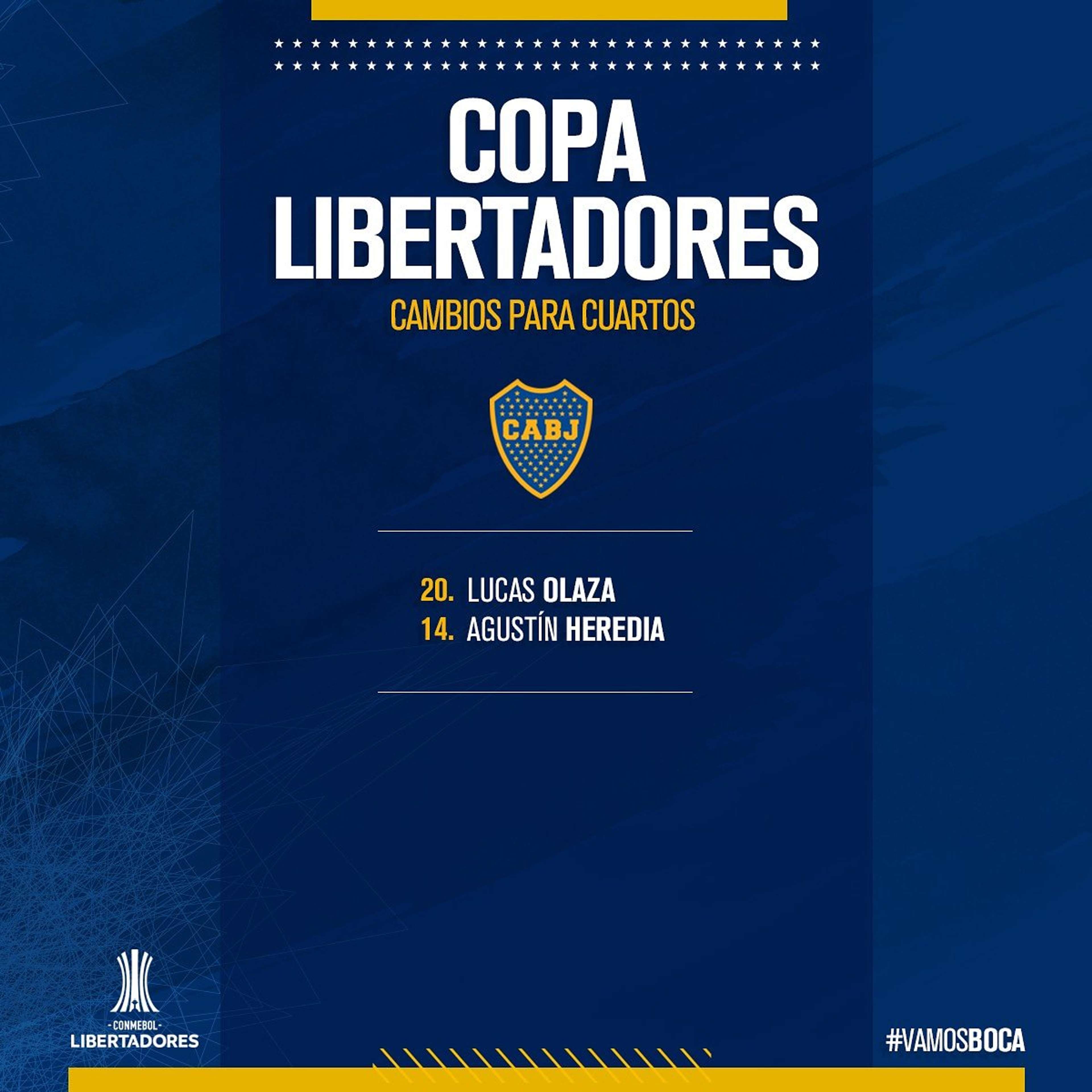 Boca Juniors Lista buena fe