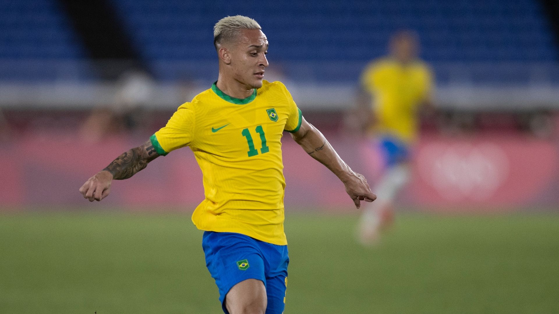 Antony em Brasil x Alemanha, Olimpíadas de Tóquio, futebol masculino, 22072021