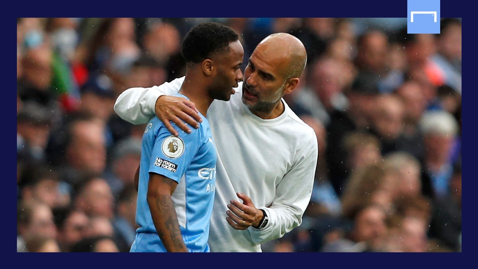 Raheem Sterling Pep Guardiola Manchester City GFX