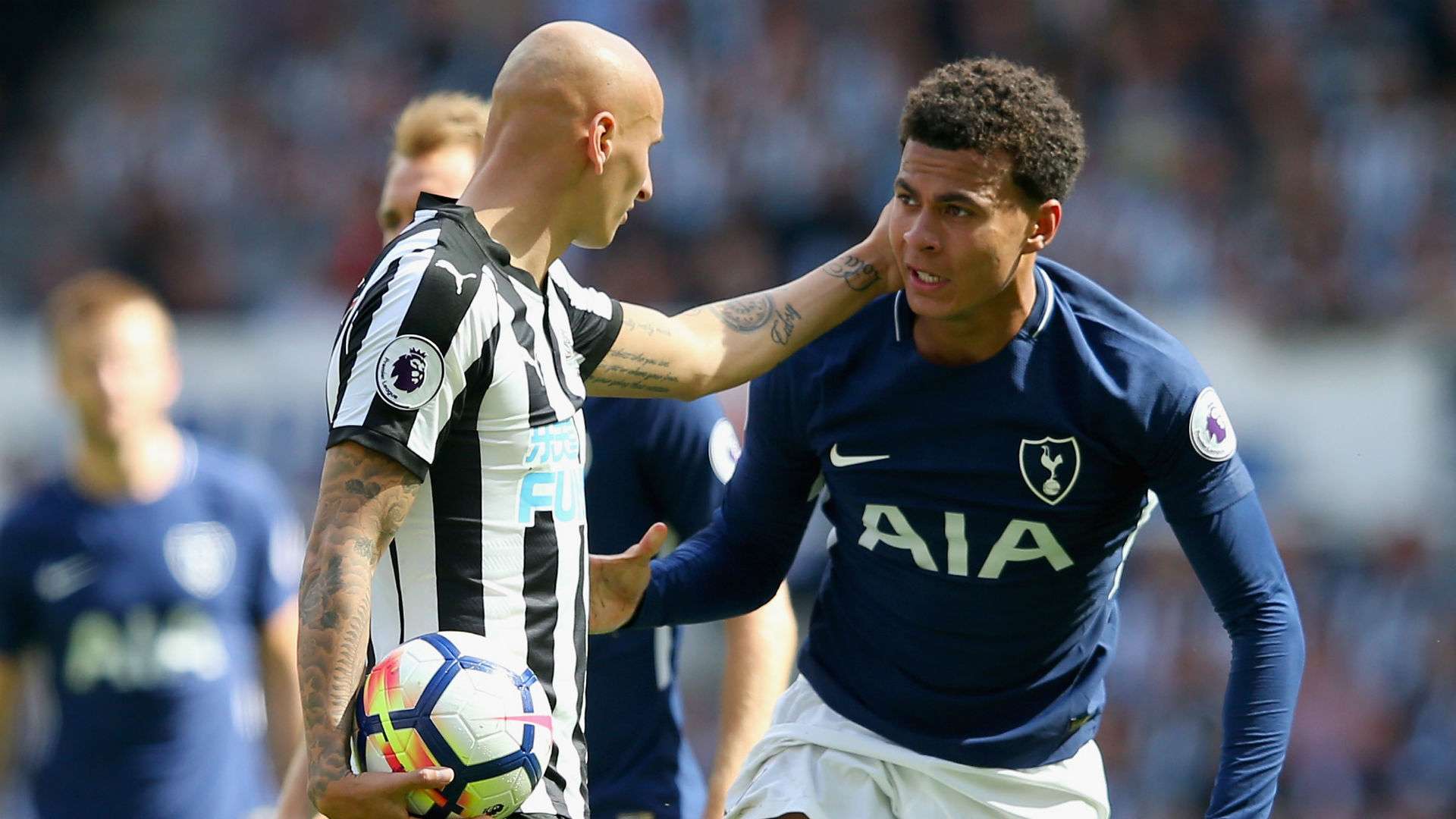 Jonjo Shelvey Newcastle Dele Alli Tottenham