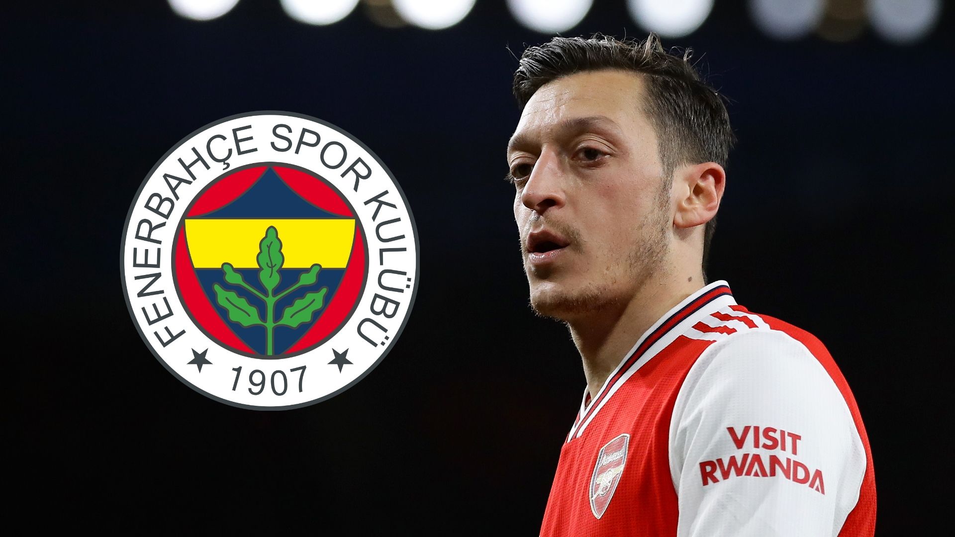 Mesut Ozil, Arsenal, Fenerbahce badge