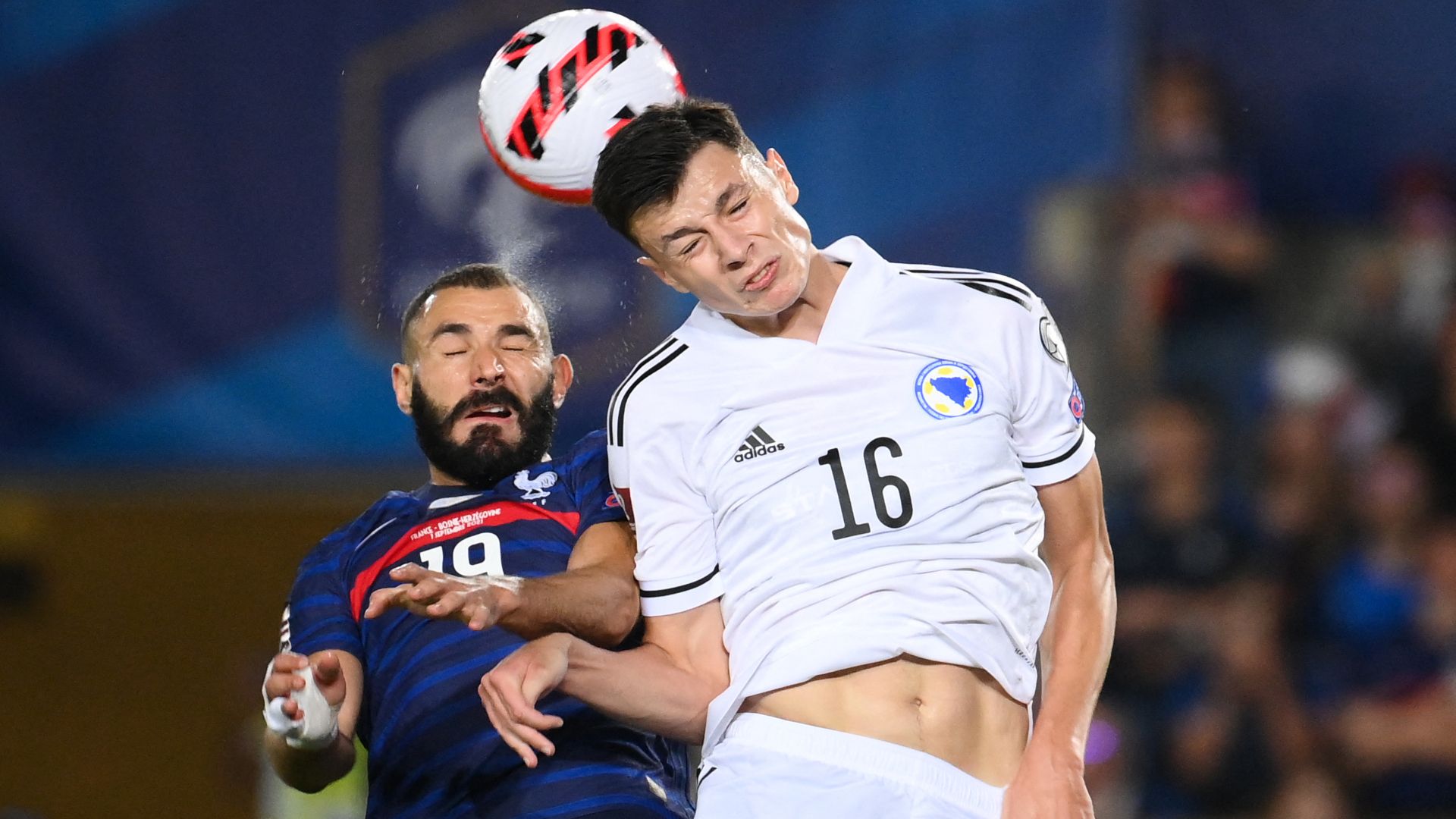 Anel Ahmedhodzic Karim Benzema 01092021 WC Qualifiers