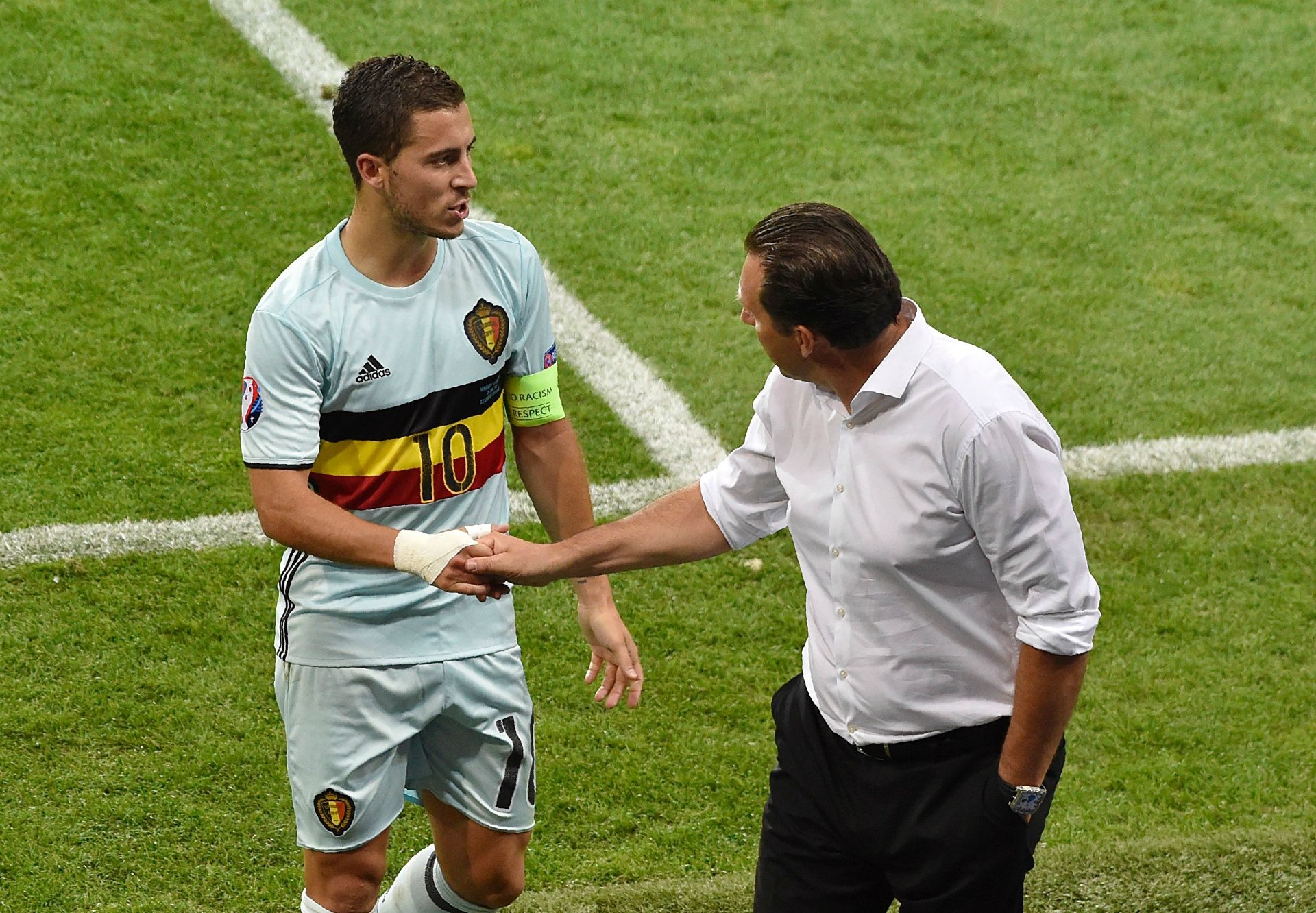 Eden Hazard Marc Wilmots