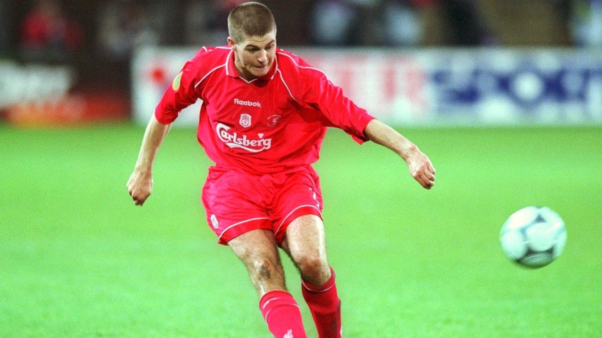 Steven Gerrard Liverpool 2001