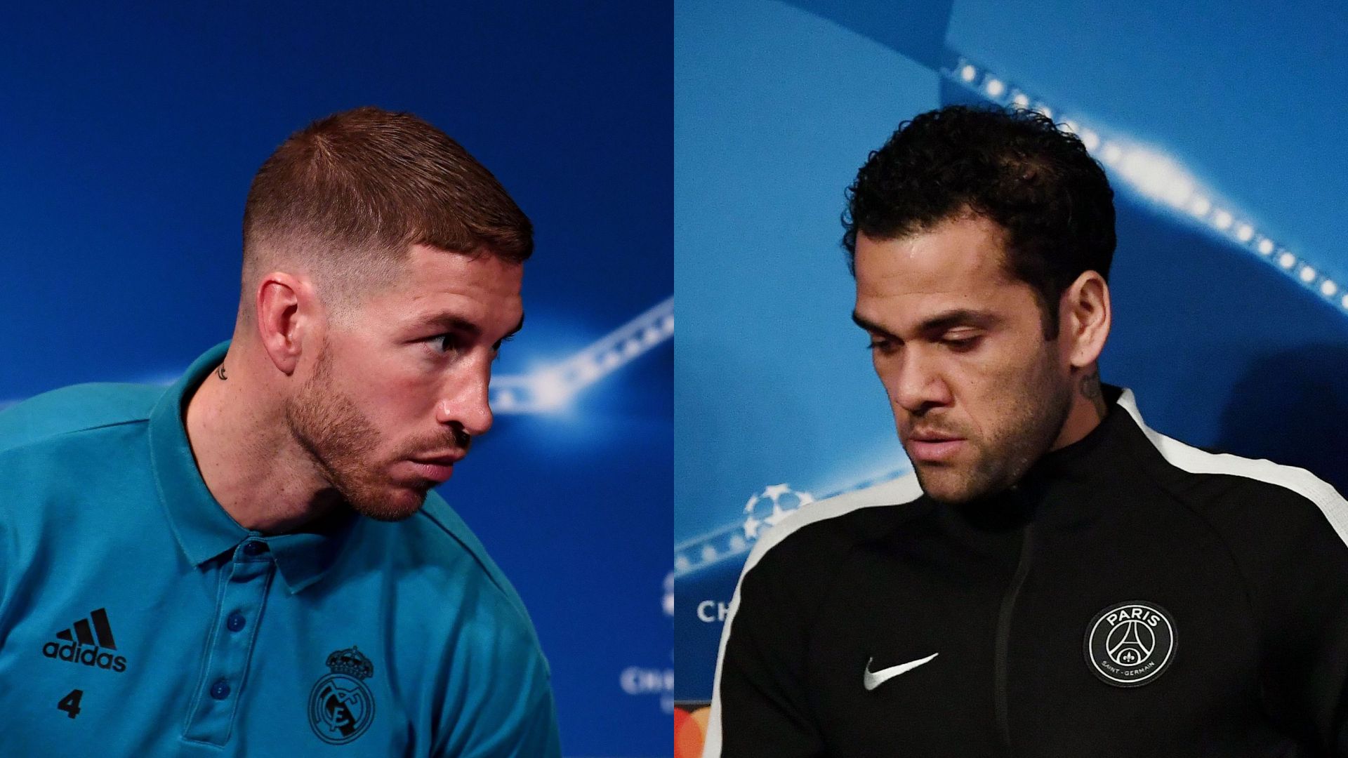 Sergio Ramos Daniel Alves PSG Real Madrid