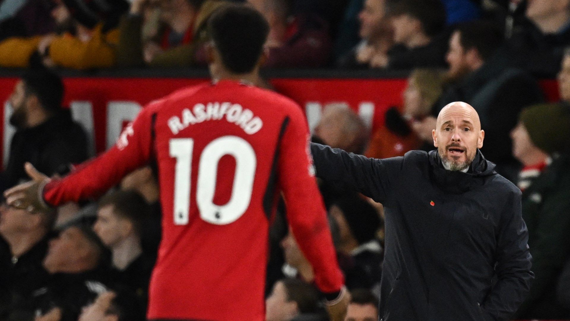Erik Ten Hag Marcus Rashford