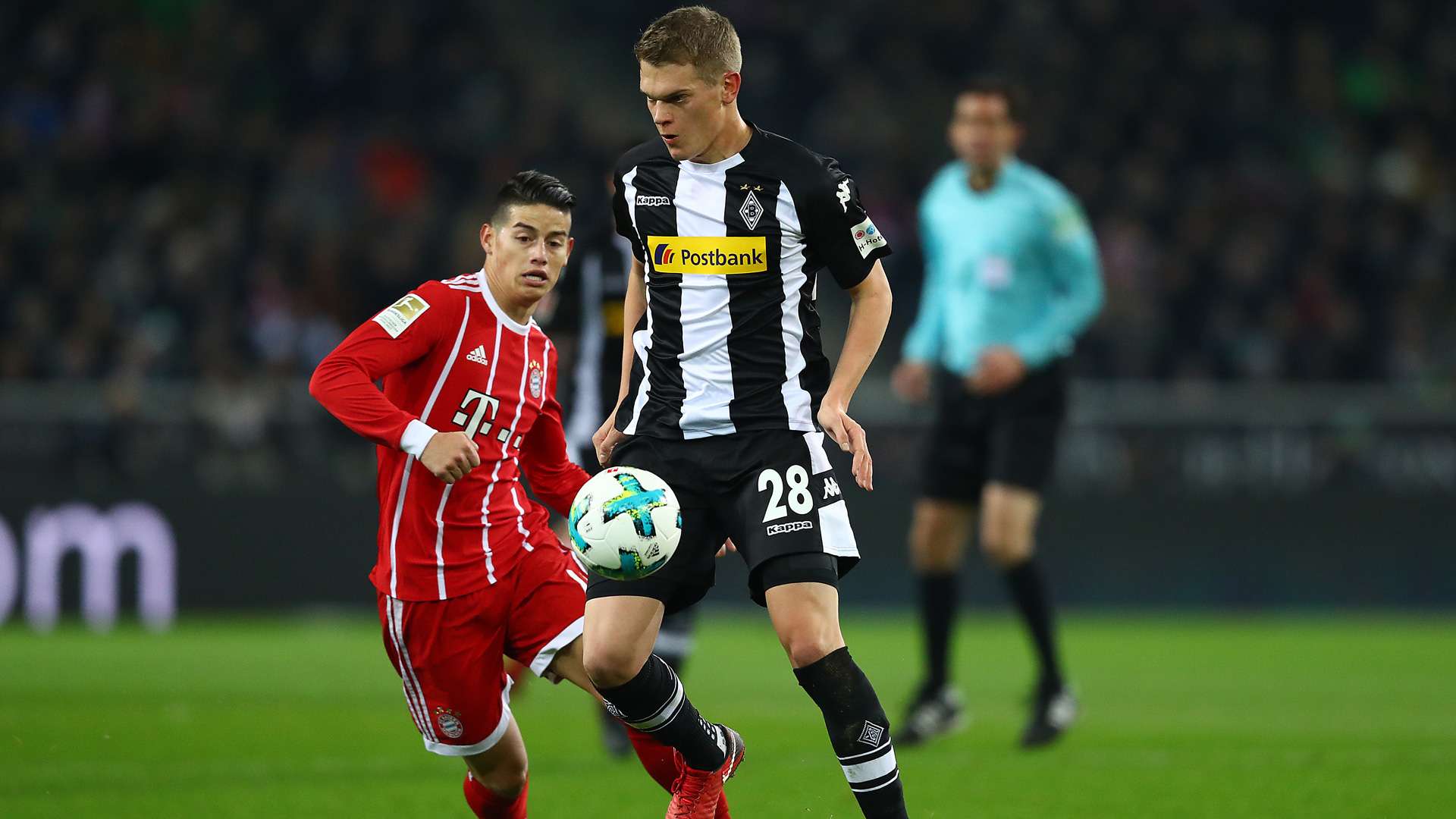 Matthias Ginter James Rodriguez Gladbach Bayern Bundesliga 1117
