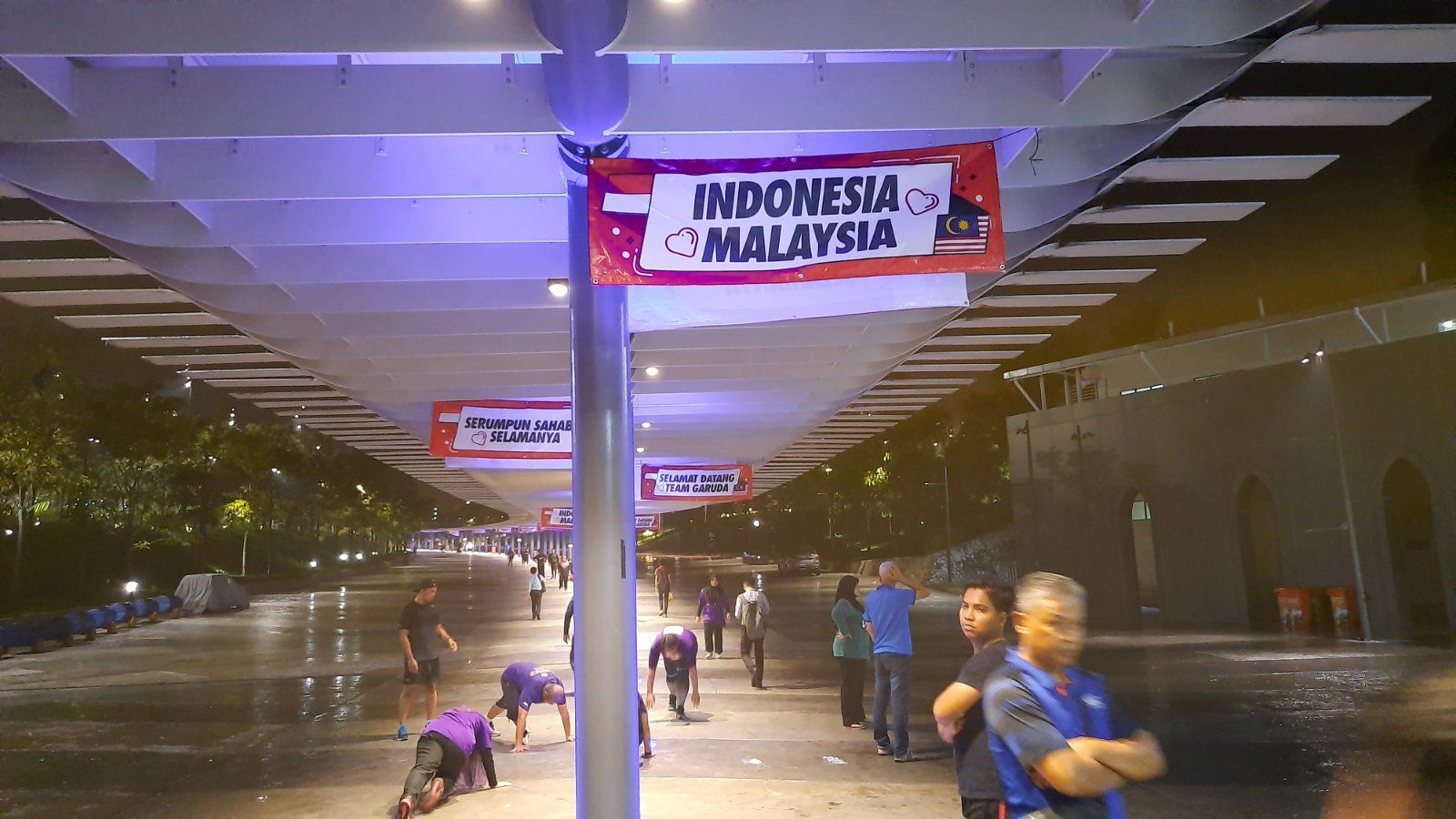 Sambutan Malaysia untuk suporter Indonesia
