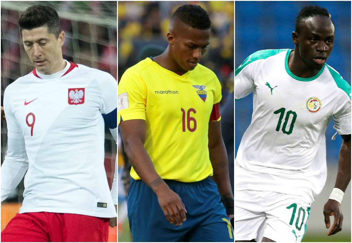 Robert Lewandowski Antonio Valencia Sadio Mané