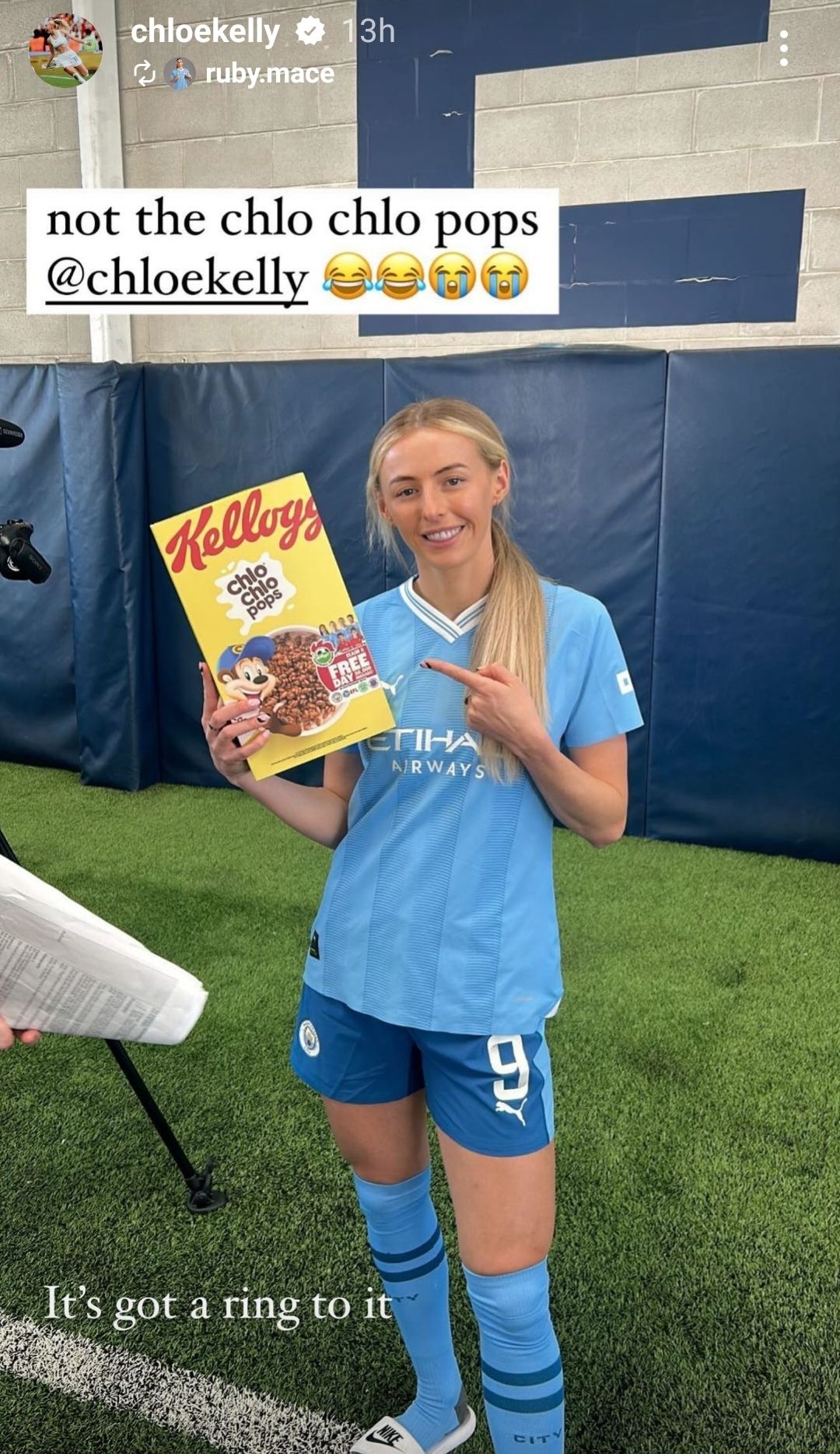 Chloe Kelly Kellogg's 