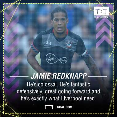 Virgil Van Dijk Jamie Redknapp Liverpool