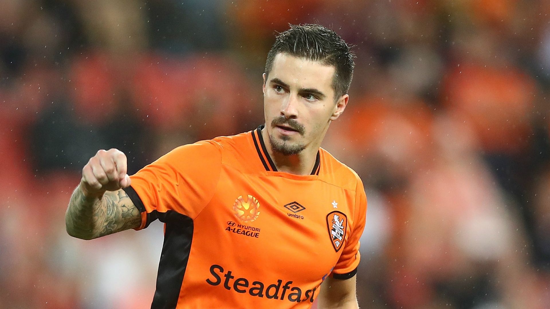 Jamie Maclaren Brisbane Roar v Western Sydney Wanderers A-League 21042017