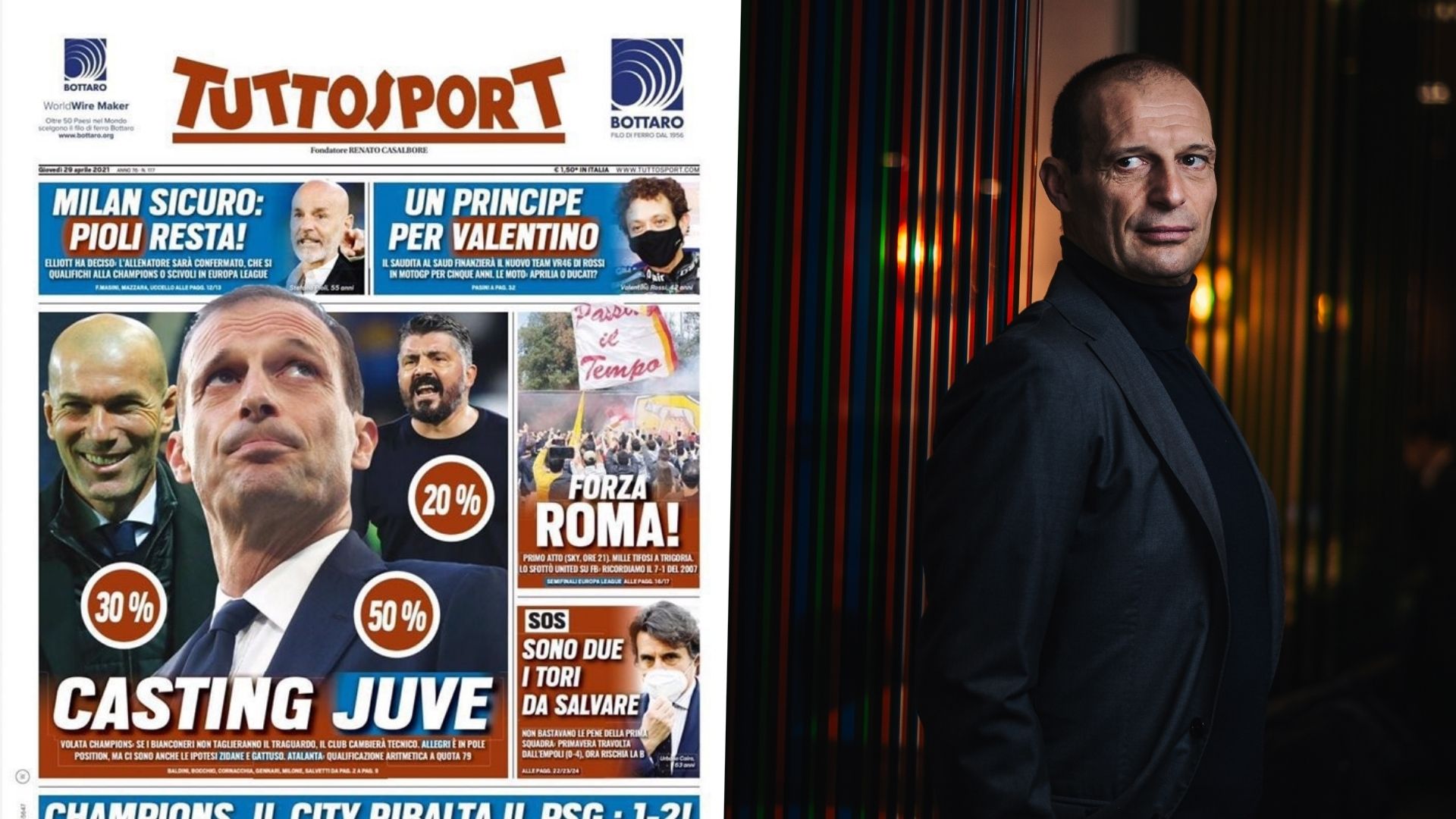 29 April Tuttosport