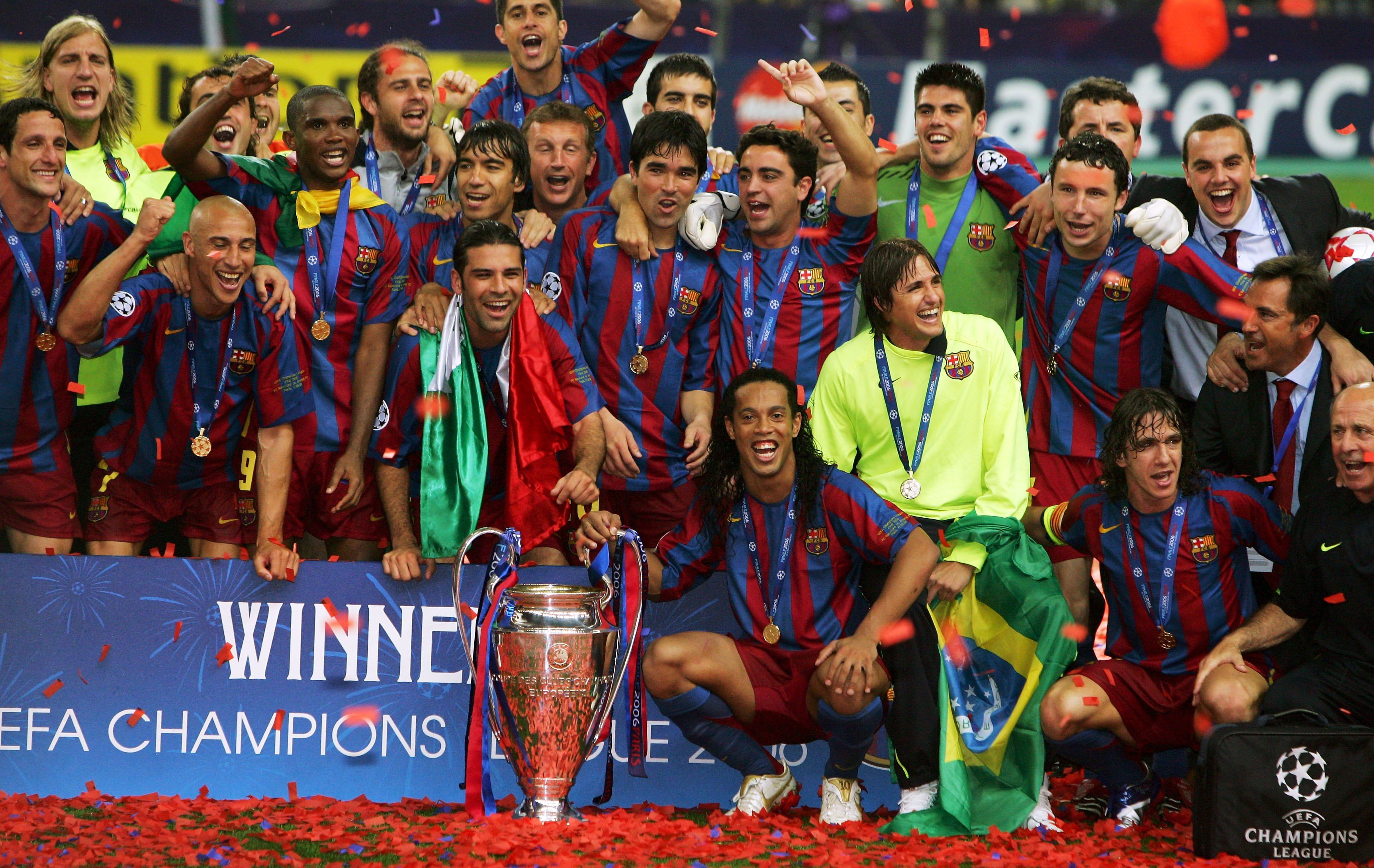 Maxi López, campeón de la Champions 2006.