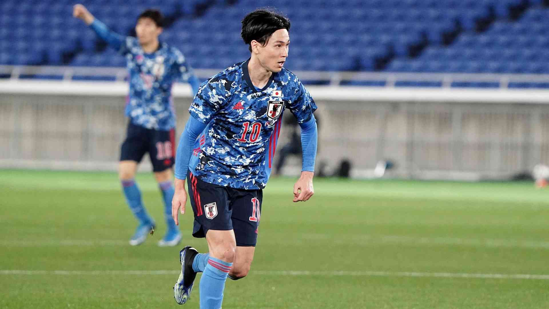 Takumi Minamino Japan 2021-03-25