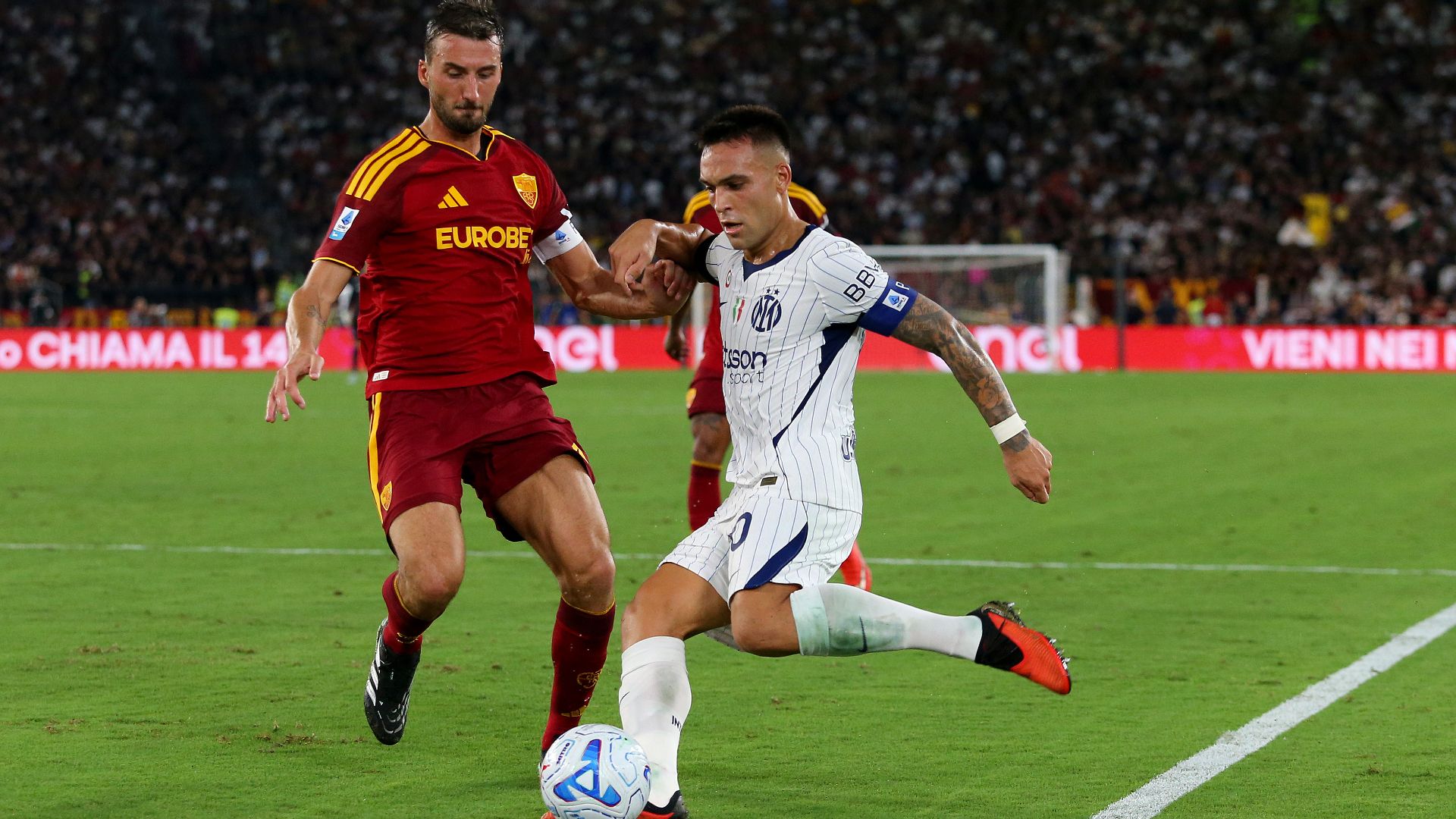 Lautaro Martinez Cristante Roma Inter