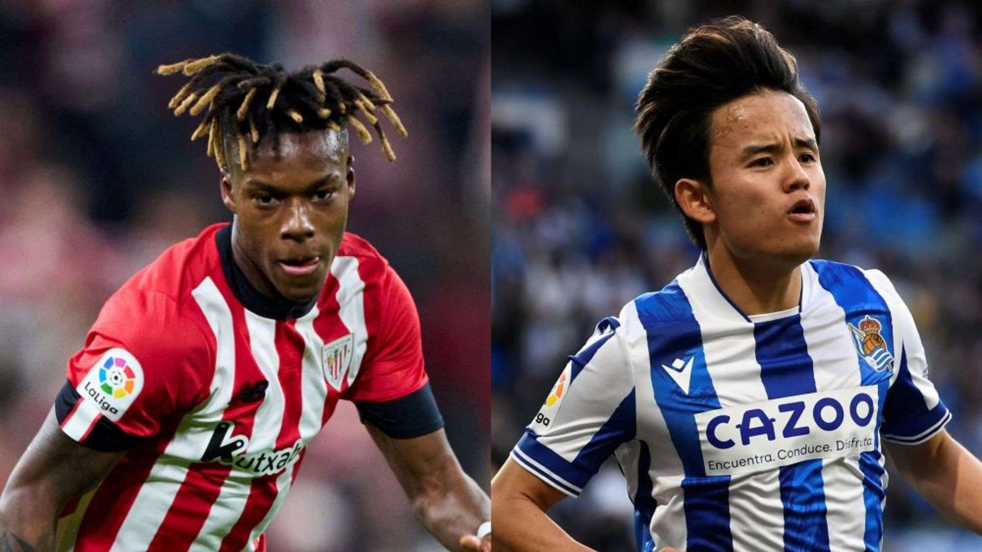 Nico Williams Athletic Club Takefusa Kubo Real Sociedad