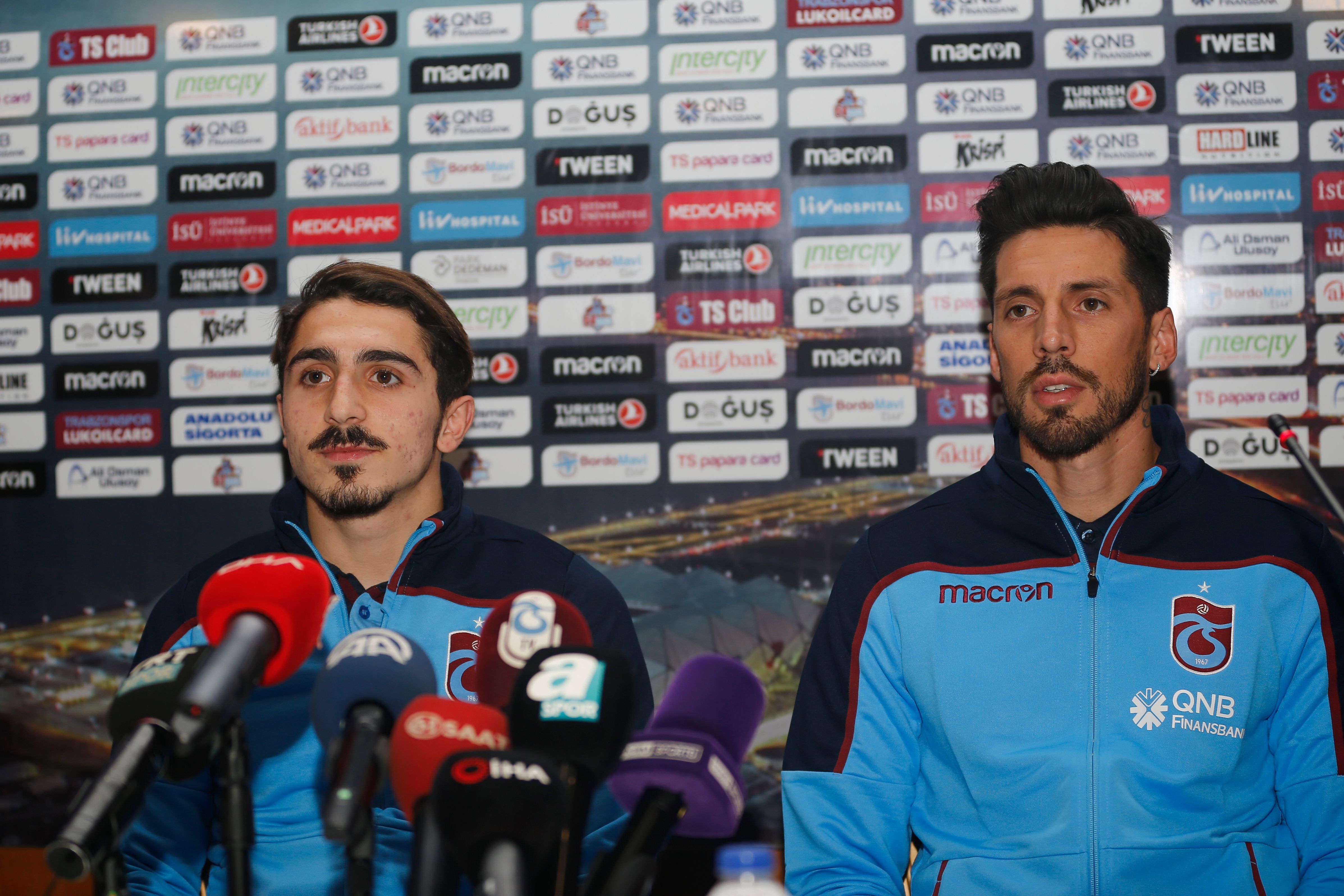 Abdulkadir Omur Jose Sosa Trabzonspor Press Conference