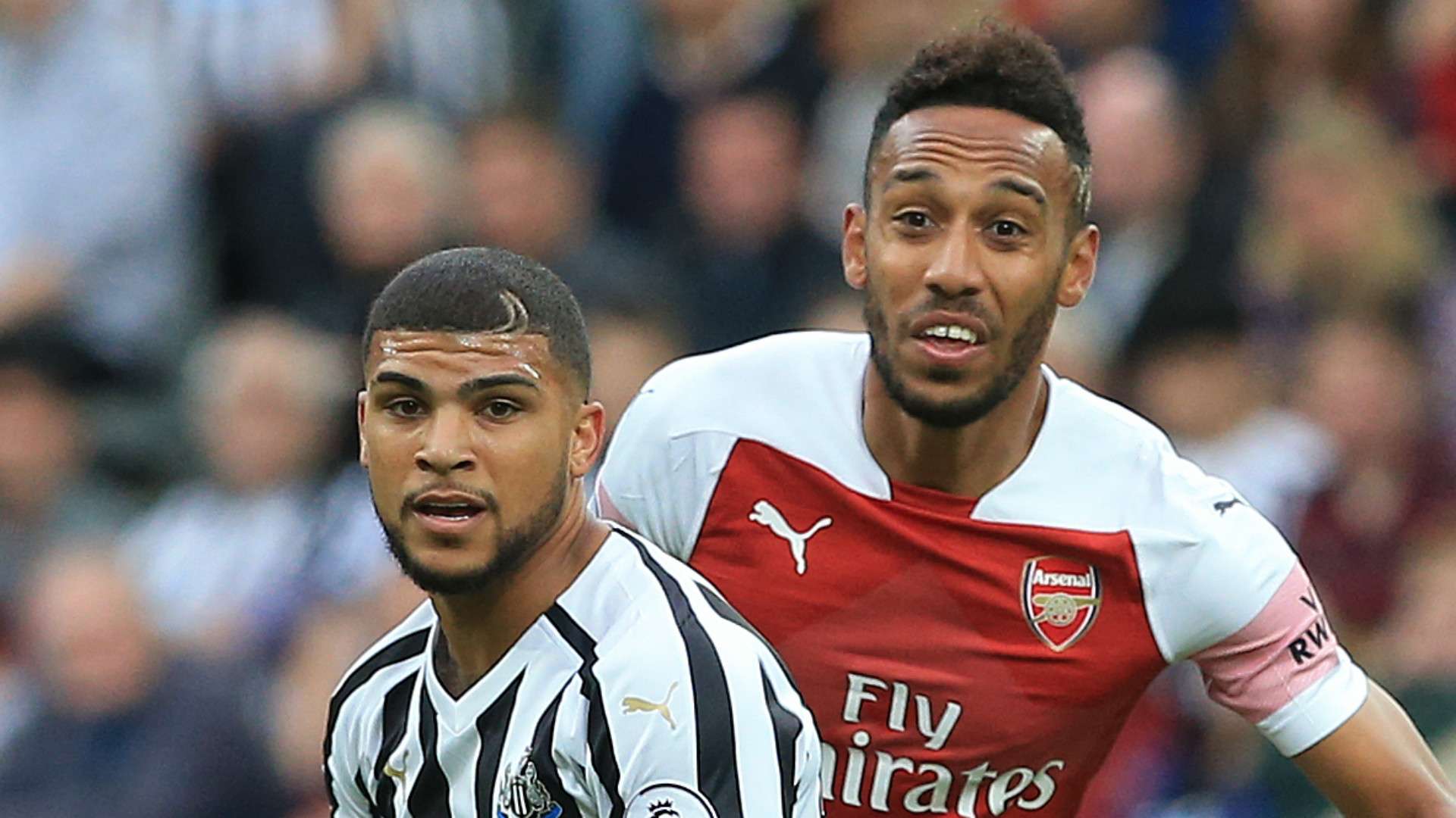 DeAndre Yedlin Pierre-Emerick Aubameyang Newcastle Arsenal 2018-19